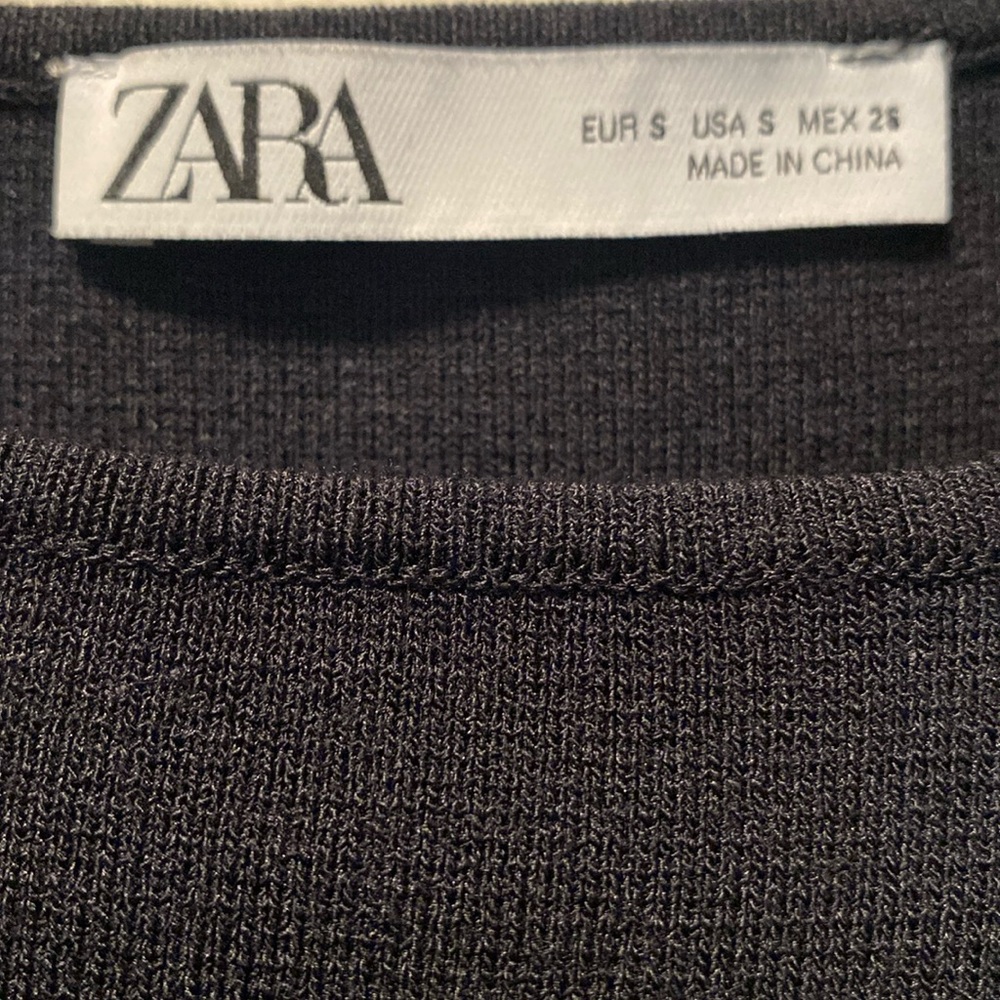 Zara Black Sleeveless Top - Picture 11 of 11